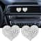 Crystal Heart Car Air Vent Freshener Clips 2 Pack Valentine Decor 9