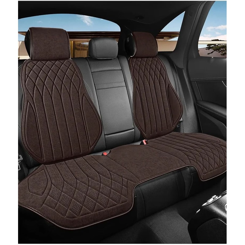 All Season Linen Car Seat Cover Breathable Anti Slip Seat Cushion 11