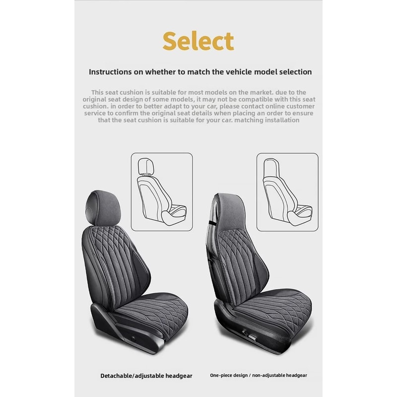 All Season Linen Car Seat Cover Breathable Anti Slip Seat Cushion 22