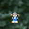 Cute Swing Sitting Duck Car Hanging Ornament Rearview Mirror Decor 0