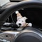 Cute Plush Puppy Steering Column Decor Car Interior Accessory 3