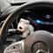 Cute Plush Puppy Steering Column Decor Car Interior Accessory 5