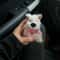 Cute Plush Puppy Steering Column Decor Car Interior Accessory 7