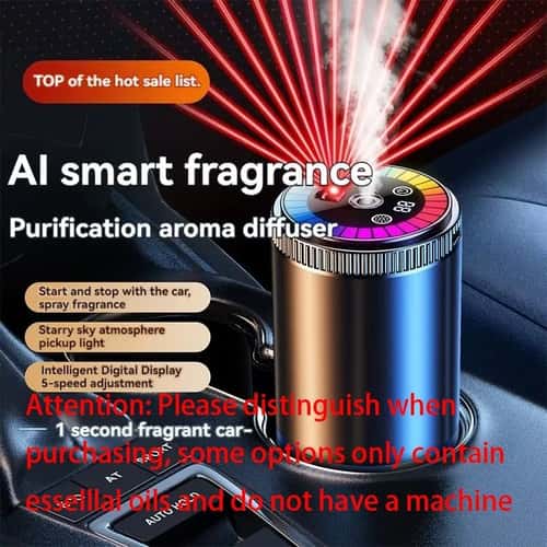 Smart Rechargeable Car Air Freshener Aromatherapy Diffuser