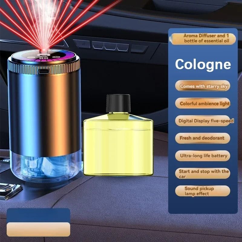 Smart Rechargeable Car Air Freshener Aromatherapy Diffuser 11