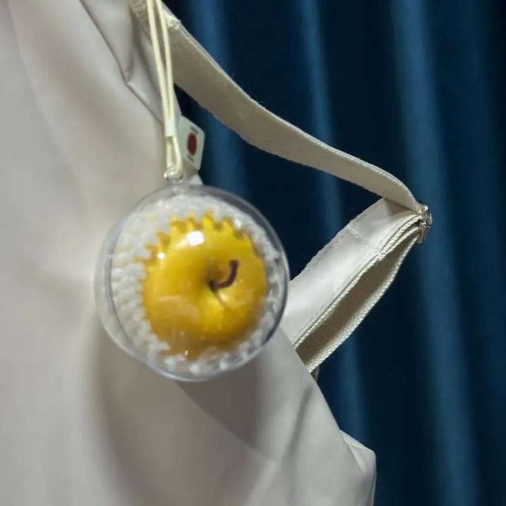 Cute Simulated Fruit Keychain Car Ornament Bag Charm Pendant 5