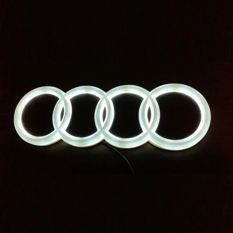 Audi Front Grill LED Emblem Light Car Logo Lamp Accessory 5