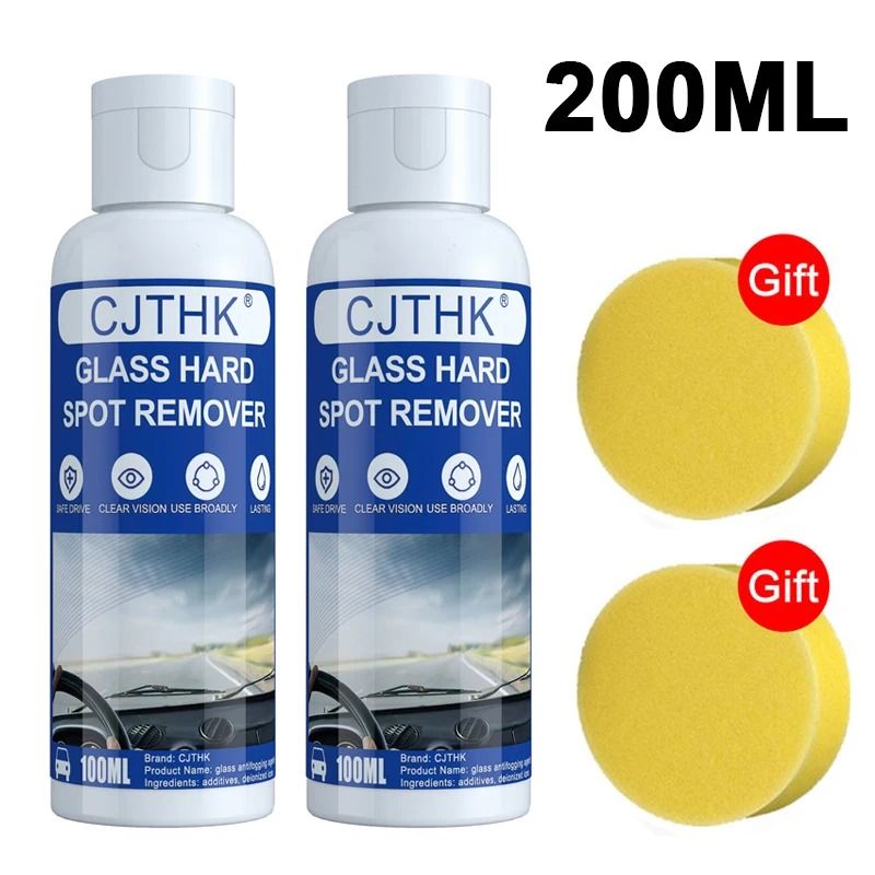 Car Glass Polish Coating Kit Windshield Water Repellent Cleaner 3