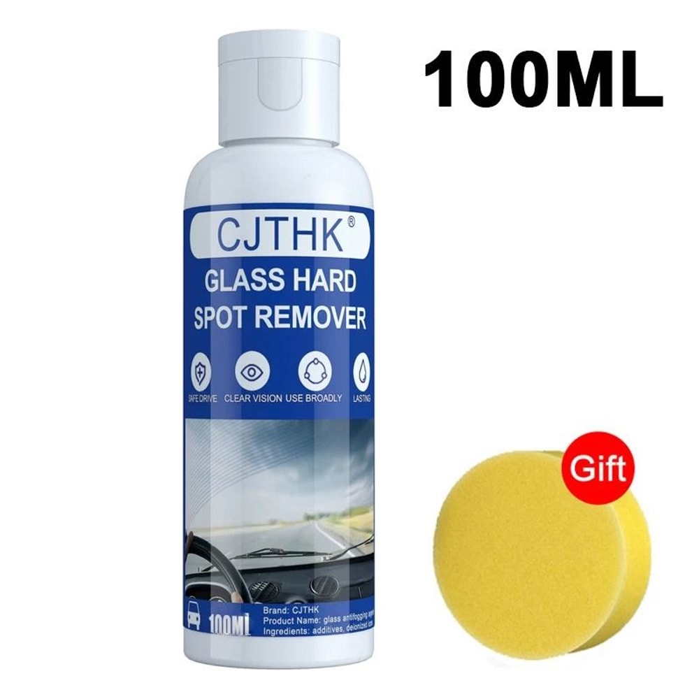 Car Glass Polish Coating Kit Windshield Water Repellent Cleaner 2