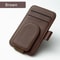 Leather Car Sunglasses Holder Sun Visor Glasses Clip 2