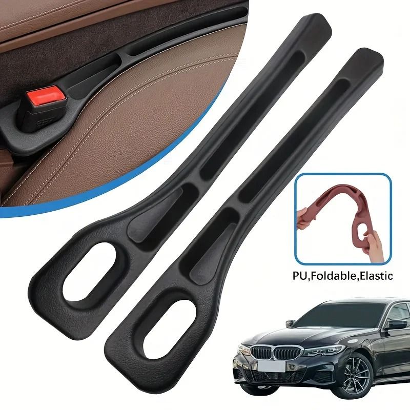 Universal PU Car Seat Gap Filler Organizer Set 0