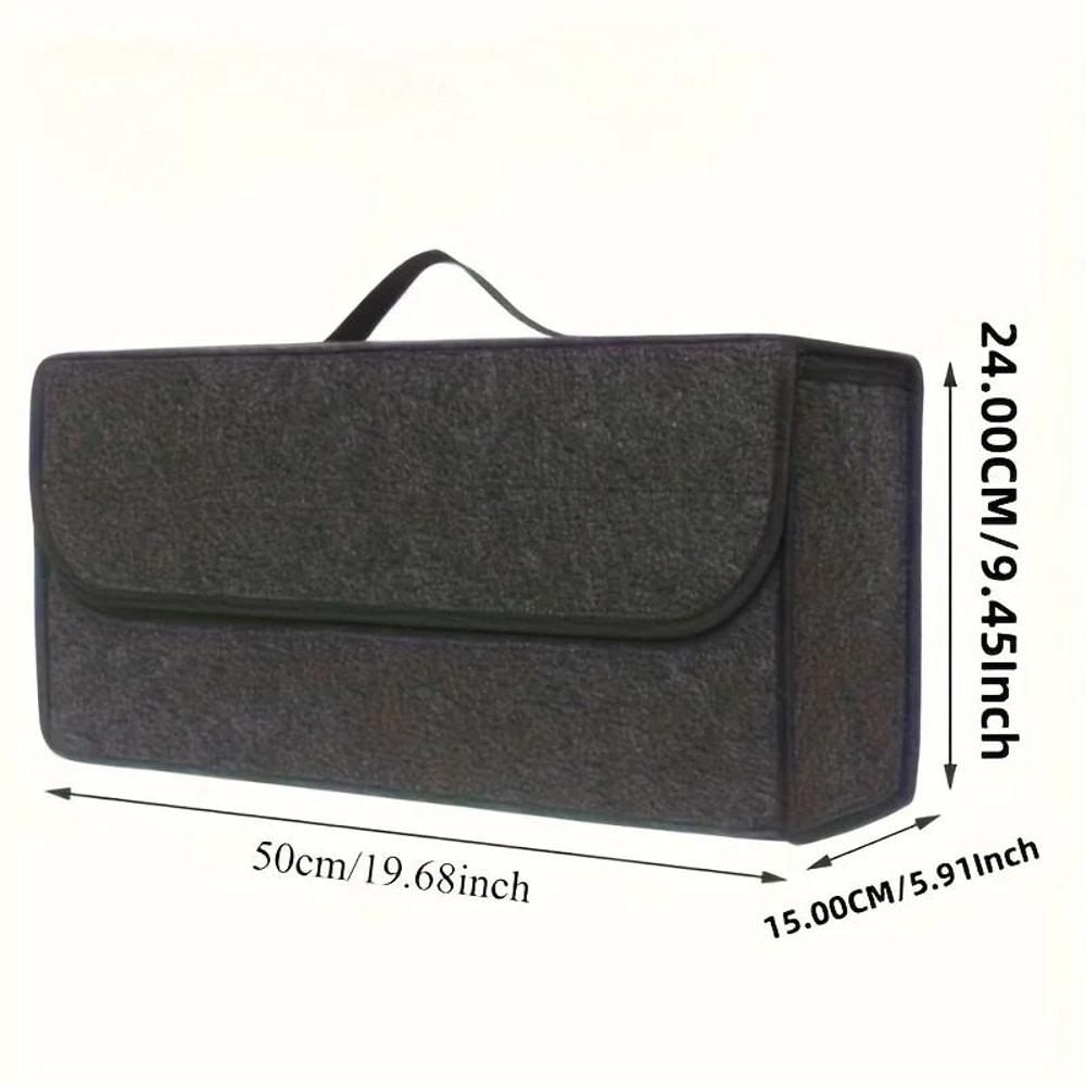 Large Felt Car Trunk Organizer Storage Tool Box Bag 4