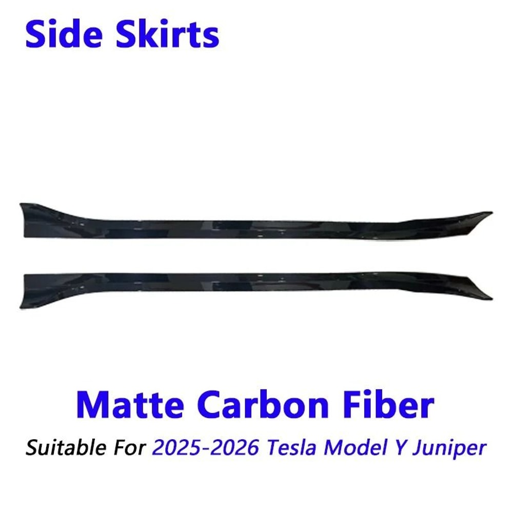 Tesla Model Y Juniper Front Lip And Side Skirt Body Kit 1