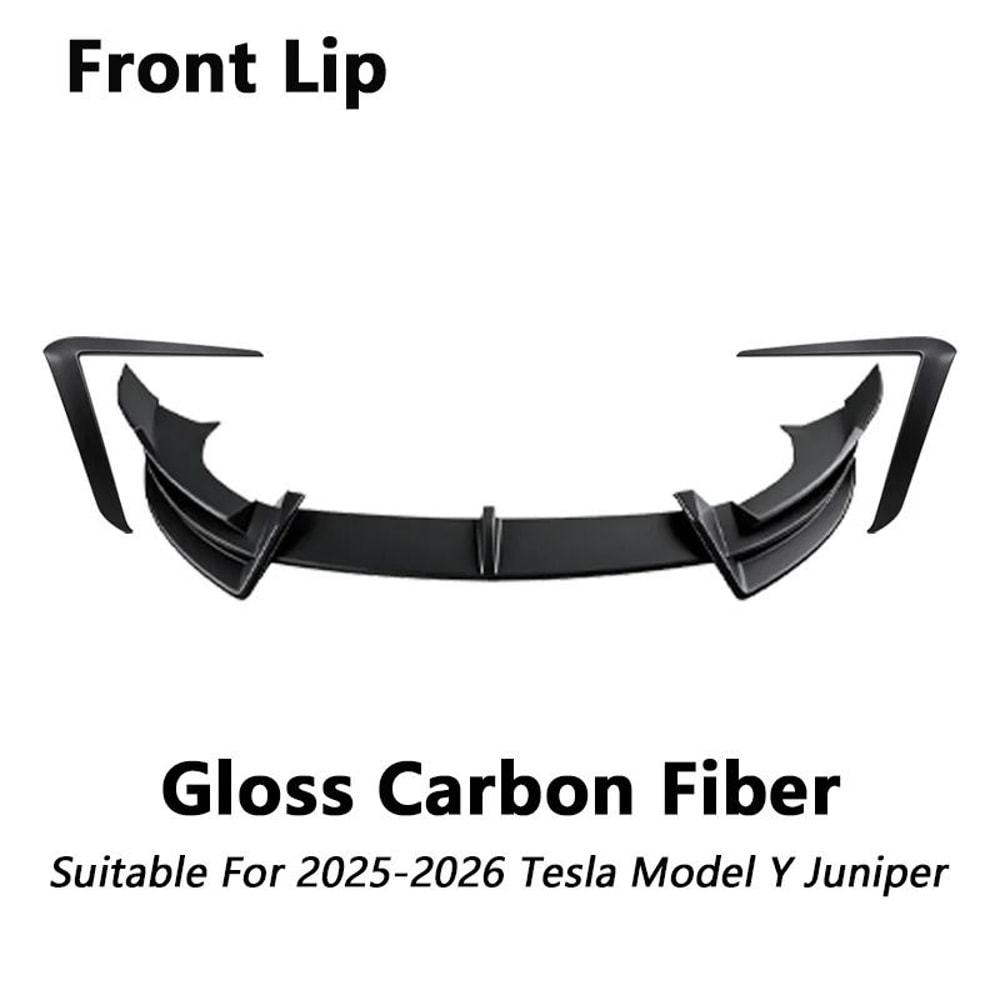 Tesla Model Y Juniper Front Lip And Side Skirt Body Kit 5
