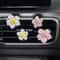 Peach Blossom Car Vent Perfume Clip Air Freshener Set 0