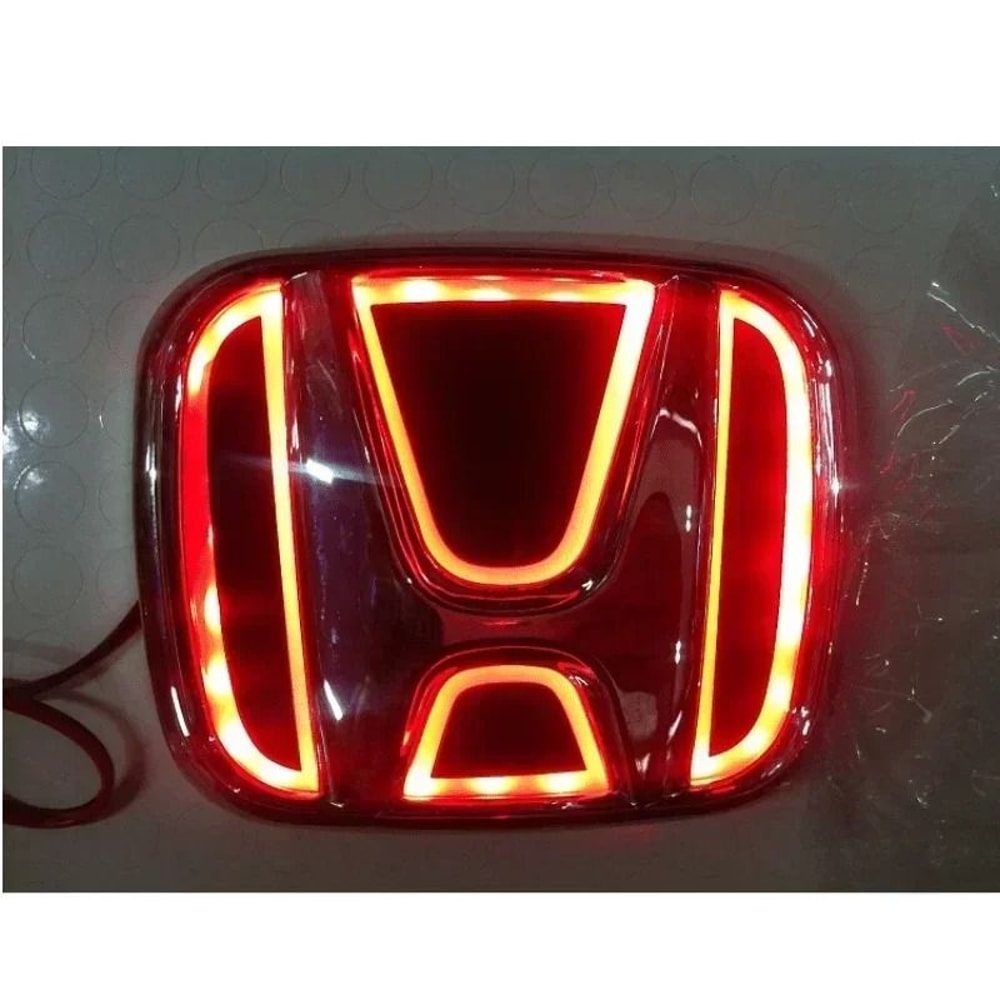 5D LED Honda Rear Emblem Light Badge Sticker 3