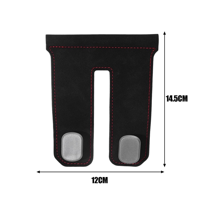 Luxury Leather Car Glove Box Hook Storage Organizer 4