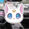 Cute Pink Cat Hanging Car Fragrance Air Freshener 0