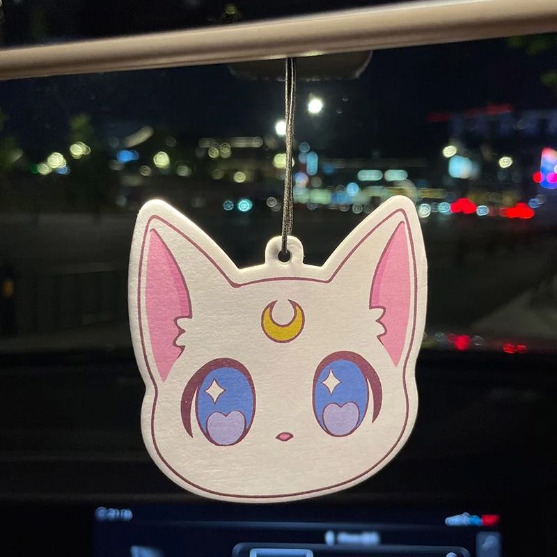 Cute Pink Cat Hanging Car Fragrance Air Freshener 6