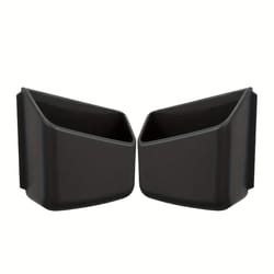 dual compartment car phone and glasses organizer