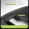 Tesla Model Y Turbine Style Matte Black Hubcap Cover Set 3