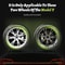 Tesla Model Y Turbine Style Matte Black Hubcap Cover Set 4
