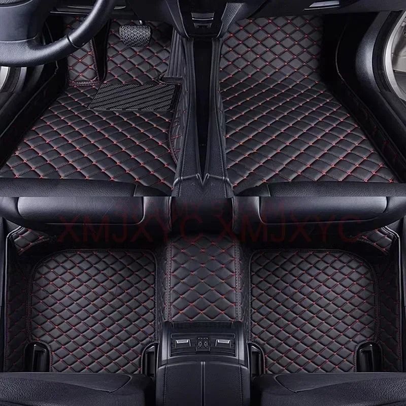 Custom 3D Artificial Leather Car Floor Mats For Ford Explorer And Focus 9
