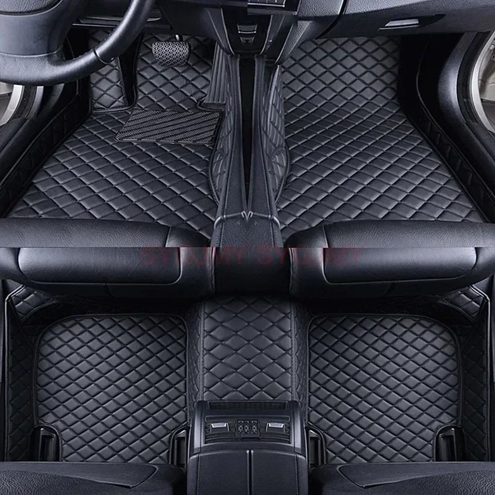 Custom 3D Artificial Leather Car Floor Mats For Ford Explorer And Focus 2