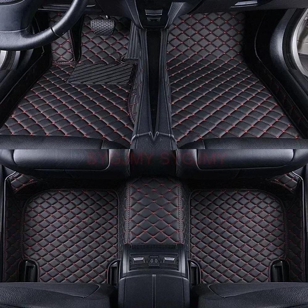 Custom 3D Artificial Leather Car Floor Mats For Ford Explorer And Focus 3