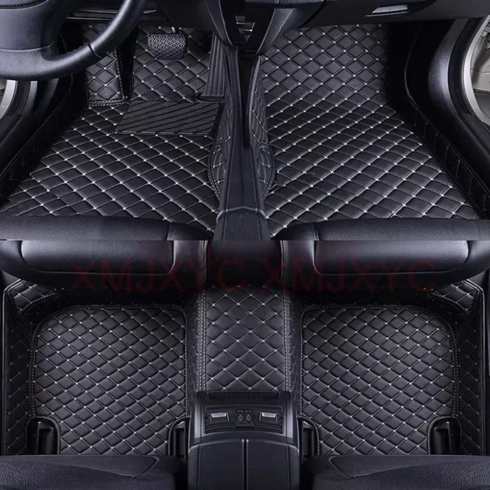 Custom 3D Artificial Leather Car Floor Mats For Ford Explorer And Focus 8
