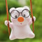 Cute Pink Swing Pig Rearview Mirror Car Pendant 4