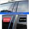 Gloss Black Window Pillar Trim Stickers For Peugeot And Citroen 12