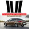Gloss Black Window Pillar Trim Stickers For Peugeot And Citroen 6