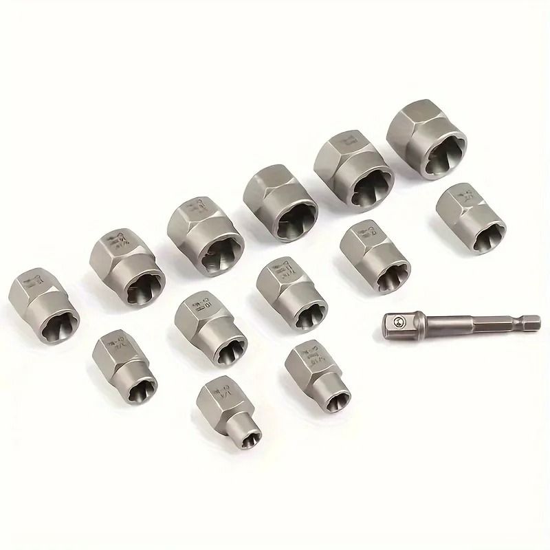 14 Piece Damaged Bolt And Nut Extractor Socket Set 3