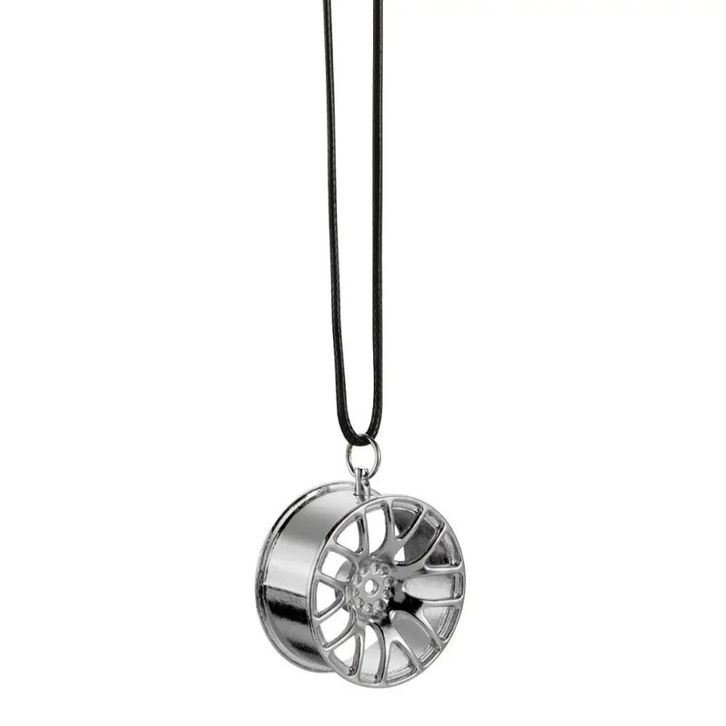 TurboStyle Car Hanging Ornament Wheel Hub Pendant For Rear View Mirror 1