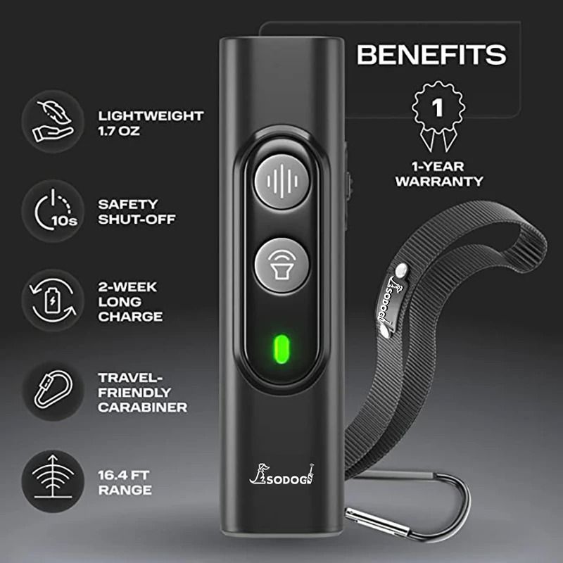 QuietPaw Ultrasonic Dog Repeller And Anti Bark Training Device 8