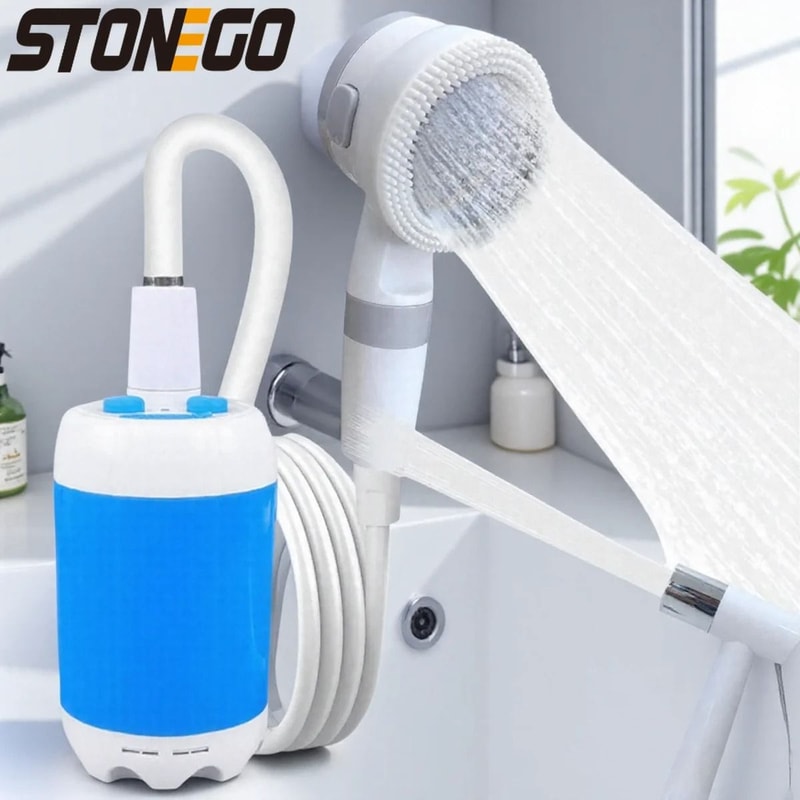 AquaFlow Portable Rechargeable Outdoor Shower For Pets And Travel 0