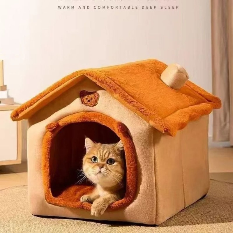 CozyNest All Season Dog House Bed For Small Dogs And Cats 1