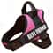 ComfortFit Adjustable Nylon Dog Harness With Custom Name ID 10