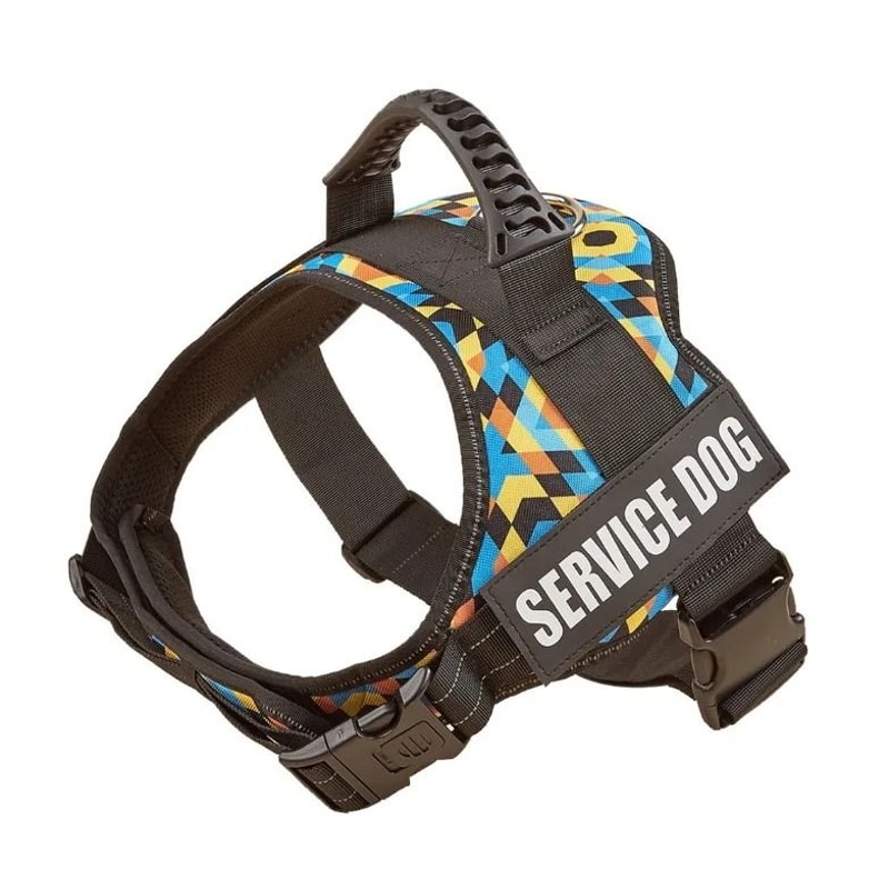 ComfortFit Adjustable Nylon Dog Harness With Custom Name ID 2