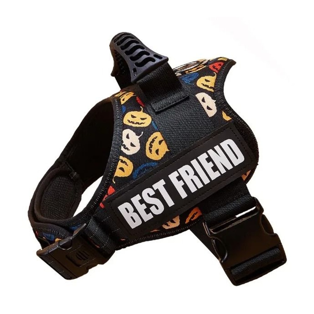 ComfortFit Adjustable Nylon Dog Harness With Custom Name ID 5