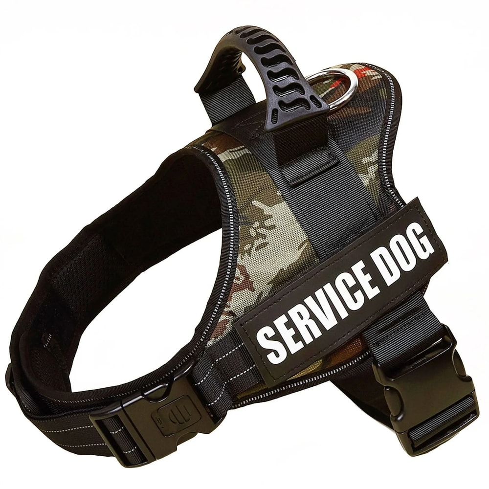 ComfortFit Adjustable Nylon Dog Harness With Custom Name ID 8