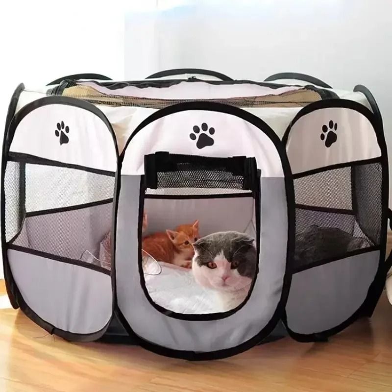PawSafe Foldable Pet Playpen Tent For Dogs And Cats 7