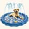 CoolSplash Outdoor Pet Bath Basin With Water Spray Cooling Function 4
