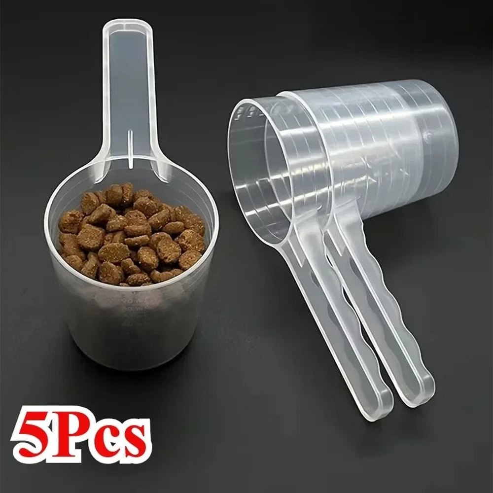 ClearMeasure Pet Food Scoop Set With Measuring Scale 0