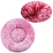 SnuggleCloud Plush Round Pet Bed For Dogs And Cats 1