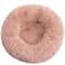 SnuggleCloud Plush Round Pet Bed For Dogs And Cats 13