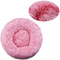 SnuggleCloud Plush Round Pet Bed For Dogs And Cats 5
