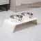 ComfortLift Elevated Pet Feeder With Stainless Steel Double Bowls 3