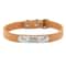 SafeTag Personalized PU Leather Dog Collar With Engraved Name ID 10